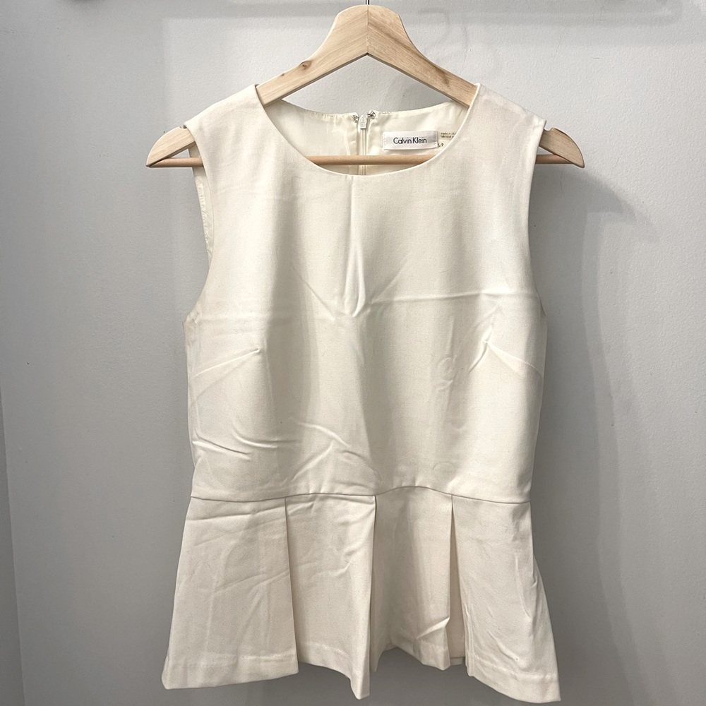 Calvin Klein peplum top